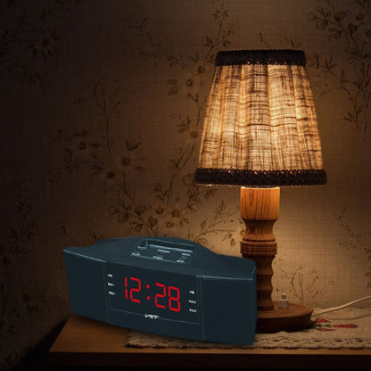 Clock Controlled Radio LED Clock AM / FM Digital Gift(Blue) - Alarm Clocks by buy2fix | Online Shopping UK | buy2fix