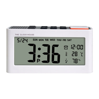 AQ112 LCD Electronic Alarm Clock with Temperature & Humidity Display - Alarm Clocks by buy2fix | Online Shopping UK | buy2fix