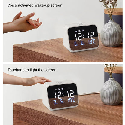 Q5 Multi-function LED Display Electronic Alarm Clock (Black) - Alarm Clocks by buy2fix | Online Shopping UK | buy2fix