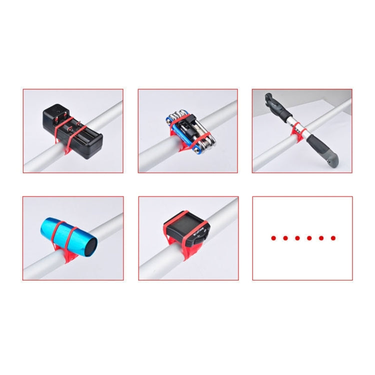 5 PCS Bike Bicycle High Strength Straps Holder For Cellphone Lights Computer, Random Color Delivery by buy2fix