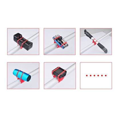 5 PCS Bike Bicycle High Strength Straps Holder For Cellphone Lights Computer, Random Color Delivery by buy2fix