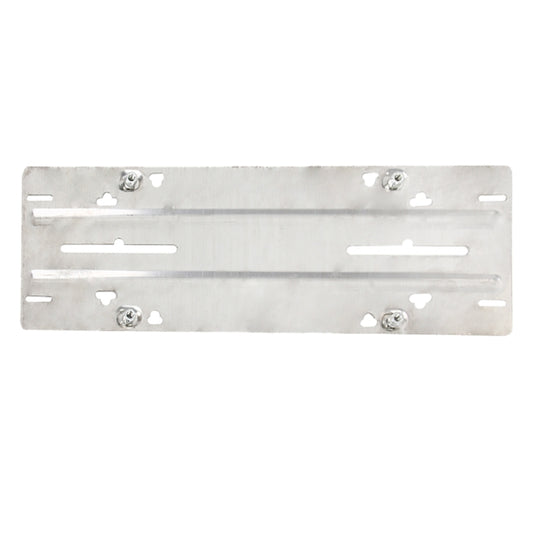 Stainless Steel License Plate Bracket Vehicle License Plate Bracket Bottom Plate Automobile License Plate Conversion Frame(Silver) by buy2fix