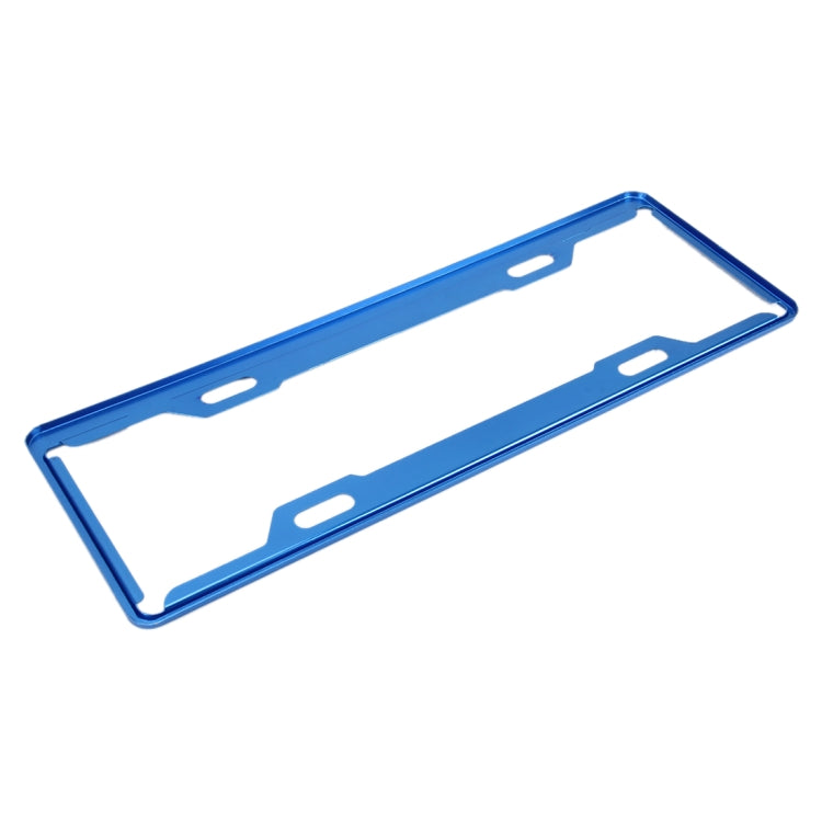 2 PCS Car License Plate Frames Car Styling License Plate Frame Aluminum Alloy Universal License Plate Holder Car Accessories(Blue) by buy2fix