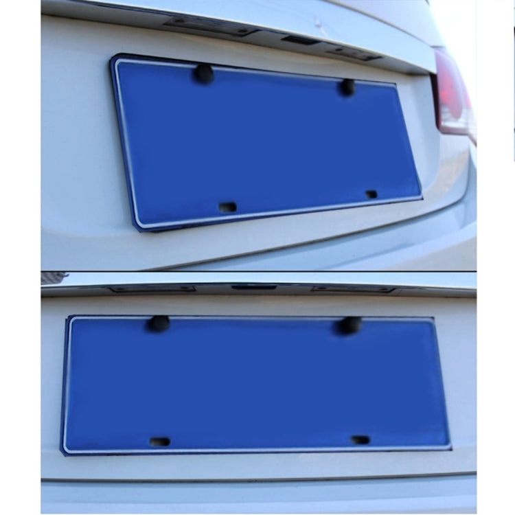 2 PCS Car License Plate Frames Car Styling License Plate Frame Magnesium Alloy Universal License Plate Holder Car Accessories(Silver) by buy2fix