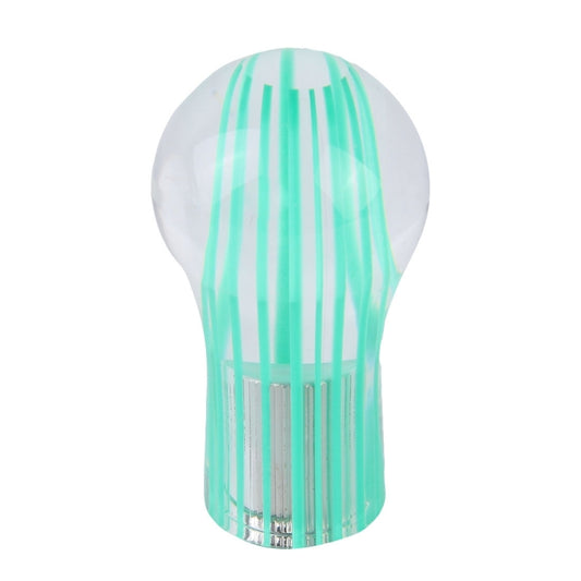 Crystal Double Light Car Breathing Racing Dash LED Magic Lamp Gear Head Shift Knob with Base, Size: 8.2 * 4.5 * 3.0 cm(Green Light + Blue Light) by buy2fix