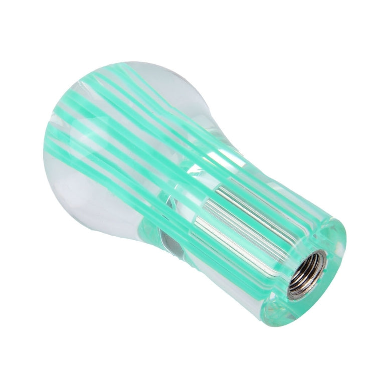 Crystal Double Light Car Breathing Racing Dash LED Magic Lamp Gear Head Shift Knob with Base, Size: 8.2 * 4.5 * 3.0 cm(Green Light + Blue Light) by buy2fix