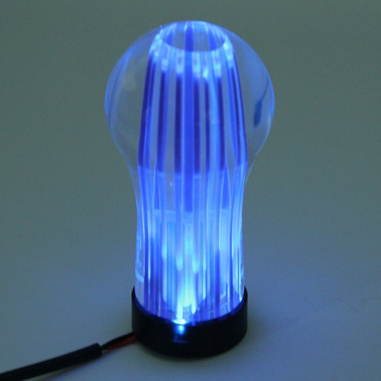 Crystal Double Light Car Breathing Racing Dash LED Magic Lamp Gear Head Shift Knob with Base, Size: 8.2 * 4.5 * 3.0 cm(Green Light + Blue Light) by buy2fix