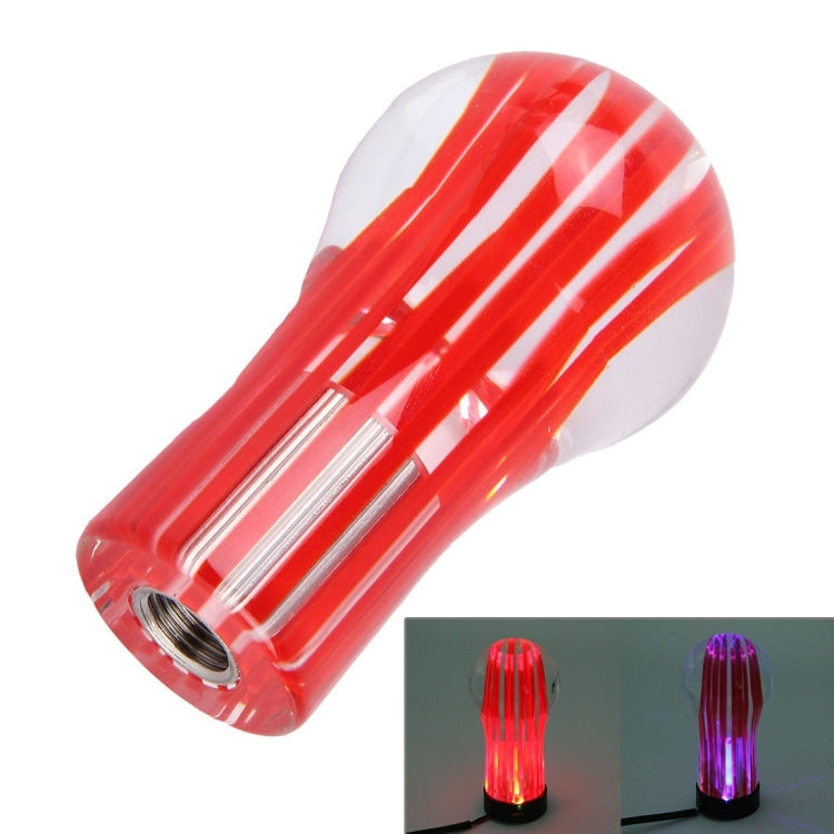 Crystal Double Light Car Breathing Racing Dash LED Magic Lamp Gear Head Shift Knob with Base, Size: 8.2 * 4.5 * 3.0 cm(Green Light + Blue Light) by buy2fix
