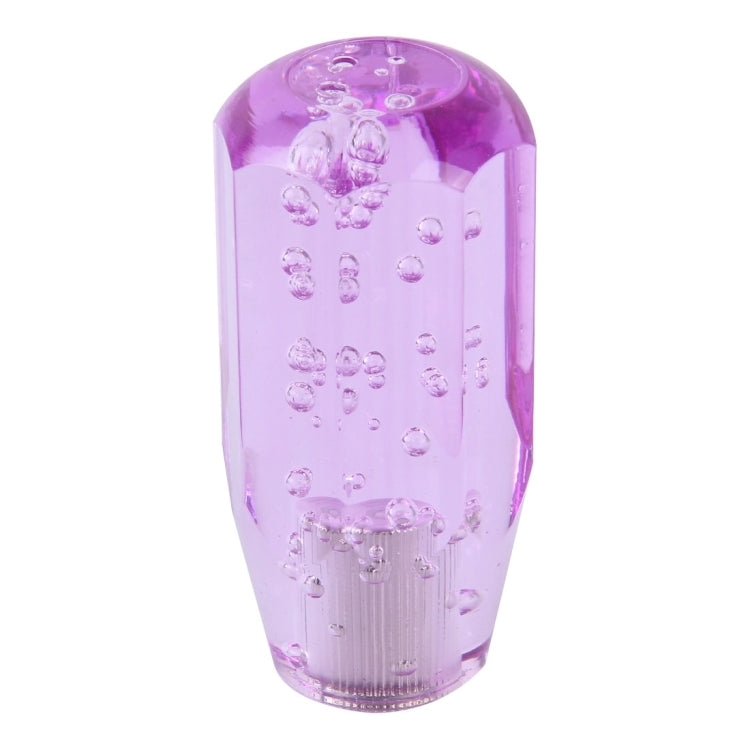 Crystal Car Breathing Racing Dash LED Magic Lamp Gear Head Shift Knob with Base, Size: 10.0 * 4.5 * 3.2 cm(Purple) by buy2fix