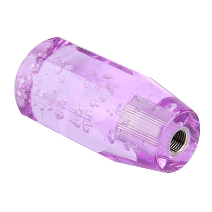 Crystal Car Breathing Racing Dash LED Magic Lamp Gear Head Shift Knob with Base, Size: 10.0 * 4.5 * 3.2 cm(Purple) by buy2fix
