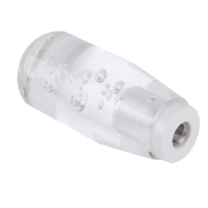 Crystal Car Breathing Racing Dash LED Magic Lamp Gear Head Shift Knob with Base, Size: 10.0 * 4.5 * 3.2 cm(Transparent) by buy2fix