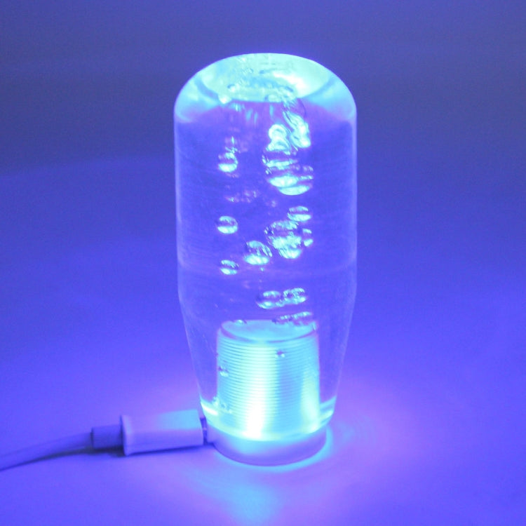 Crystal Car Breathing Racing Dash LED Magic Lamp Gear Head Shift Knob with Base, Size: 10.0 * 4.5 * 3.2 cm(Transparent) by buy2fix