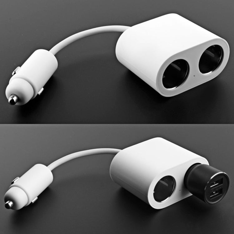 Original Xiaomi Youpin ROIDMI 2 in 1 120W 10A Car Cigarette Lighter + Dual USB Port Quick Charge Car Charger(White) by Xiaomi