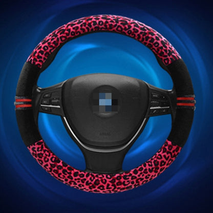 Leopard Grain Steering Wheel Cover, Adaptation Steering Wheel Diameter: 37-38 cm by buy2fix