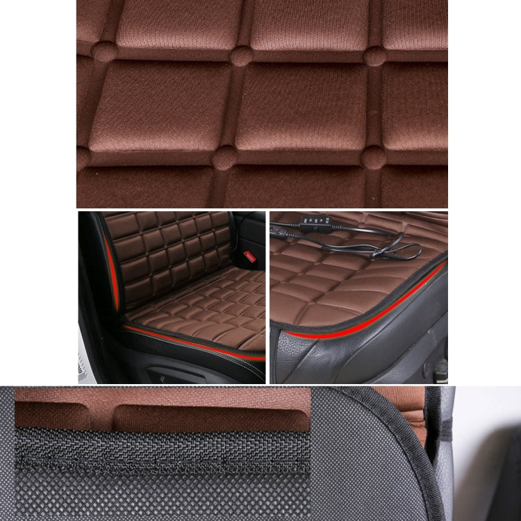 12V Heated Car Seat Cushion Cover Seat Heater Warmer Winter Car Cushion Car Driver Heated Seat Cushion(Black) by buy2fix
