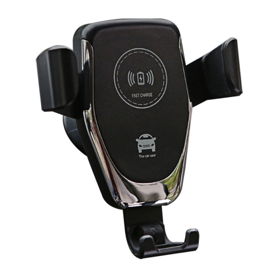 Car Air Outlet Bracket Wireless Charger Qi Standard Wireless Charger(Black) - Wireless Charger Holders by buy2fix | Online Shopping UK | buy2fix