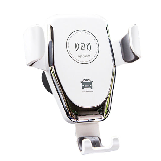 Car Air Outlet Bracket Wireless Charger Qi Standard Wireless Charger(White) - Wireless Charger Holders by buy2fix | Online Shopping UK | buy2fix