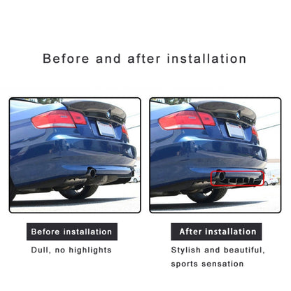 Universal Car Rear Bumper Lip Diffuser 7 Shark Fin Style Black ABS, Size: 85.0x18.0x5.0cm by buy2fix