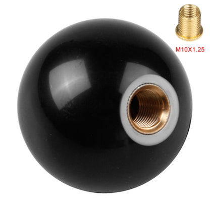Black 8 Ball Shift Knob for Automatic Gear Shifer, Adapter Size: M10x 1.25 by buy2fix