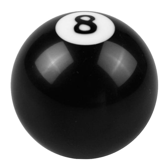 Black 8 Ball Shift Knob for Automatic Gear Shifer, Adapter Size: M10 x 1.5 by buy2fix