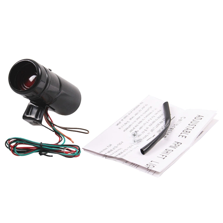 Universal Car / Motorcycle Red Light Led Adjustable Tachometer RPM Tacho Gauge Pro Shift Light - Signal Lights by buy2fix | Online Shopping UK | buy2fix