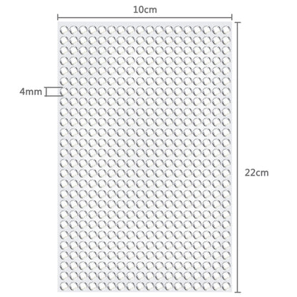 4mm Glitter Crystal Diamond Decoration / Shining Rhinestone Sticker for Car Sticker & Cell Phone Ornament(Silver) by buy2fix