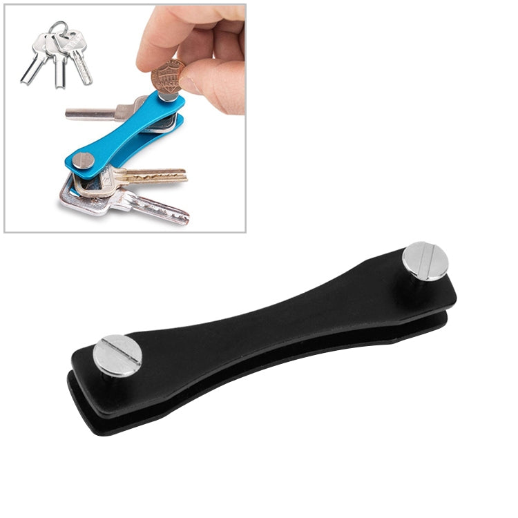 Portable Metal Key Storage Clip(Black) - Retaining Clips by buy2fix | Online Shopping UK | buy2fix