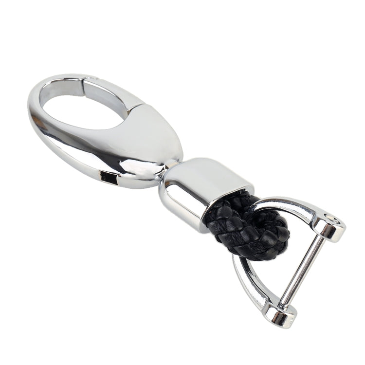 Car Metal Key Holder With Two Rings(Black) by buy2fix