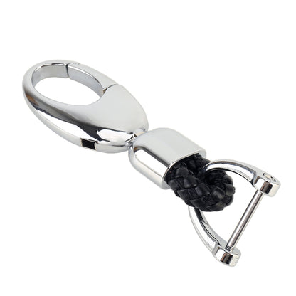 Car Metal Key Holder With Two Rings(Black) by buy2fix