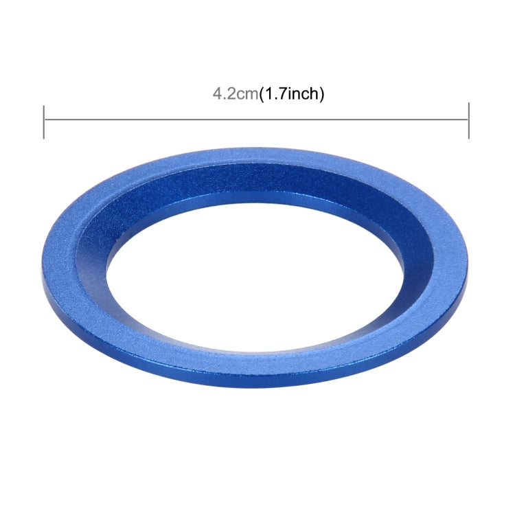 Car Aluminum Steering Wheel Decoration Ring For Cadillac(Blue) by buy2fix