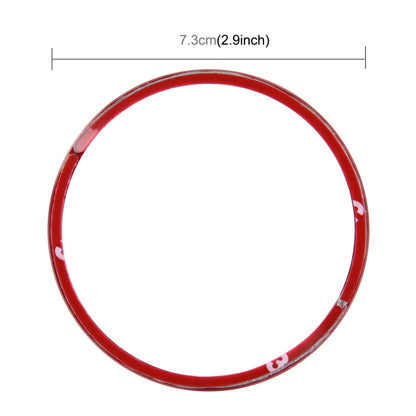 4 PCS Car Aluminum Wheel Hub Deroration Ring For Cadillac(Red) - Wheels Tires & Parts by buy2fix | Online Shopping UK | buy2fix