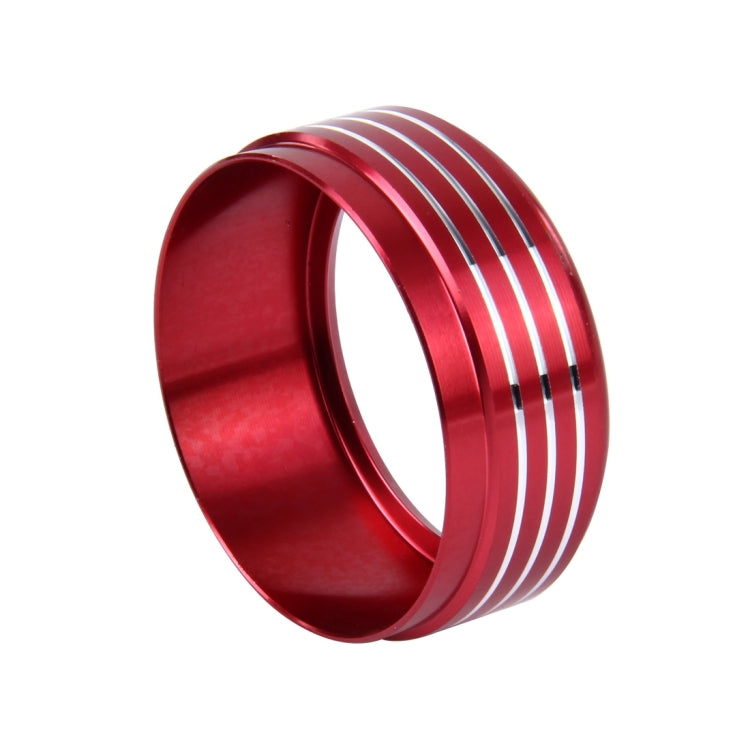 3 PCS Car Aluminum Air Conditioner Knob Case For Subaru(Red) by buy2fix