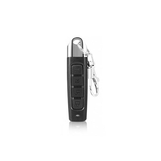 Clé de porte de Garage sans fil universelle, Type de copie 433MHz, 4 boutons, transmetteur de télécommande (noir)