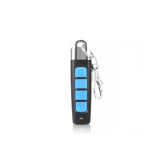 Type de copie 433 MHz clé de porte de garage sans fil universelle 4 boutons copie émetteur de télécommande (bleu)