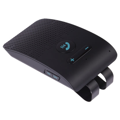 SP09 Multipoint Wireless Bluetooth V4.2 Handsfree Car Kit Speaker Speakerphone, Support Voice Readout & Vibration Sensor - Loudspeaker by buy2fix | Online Shopping UK | buy2fix