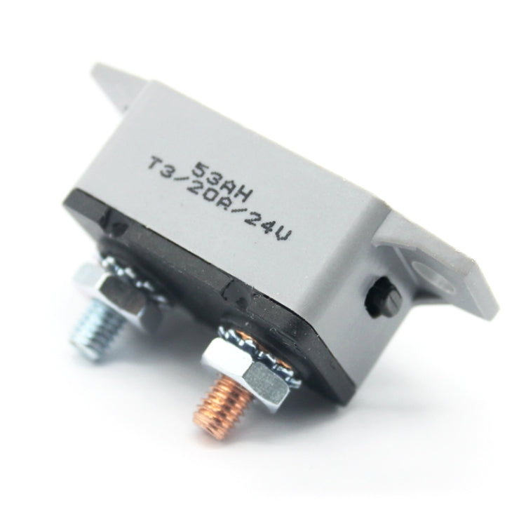F3088-50A 50A Manual Reset Circuit Breaker Double Short Legs with Bolt 12/24V - Fuse by buy2fix | Online Shopping UK | buy2fix