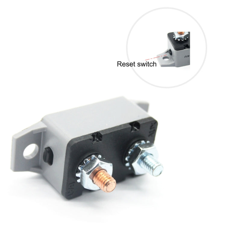 F3088-50A 50A Manual Reset Circuit Breaker Double Short Legs with Bolt 12/24V - Fuse by buy2fix | Online Shopping UK | buy2fix