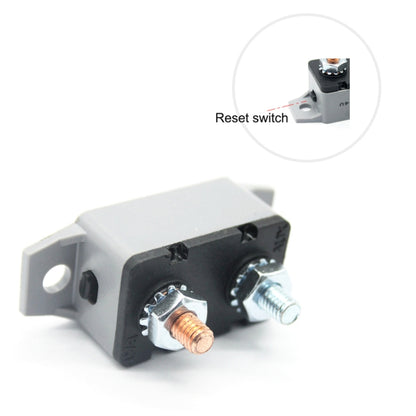 F3088-50A 50A Manual Reset Circuit Breaker Double Short Legs with Bolt 12/24V - Fuse by buy2fix | Online Shopping UK | buy2fix