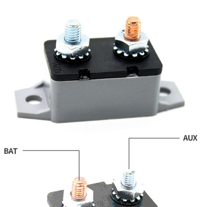 F3088-50A 50A Manual Reset Circuit Breaker Double Short Legs with Bolt 12/24V - Fuse by buy2fix | Online Shopping UK | buy2fix