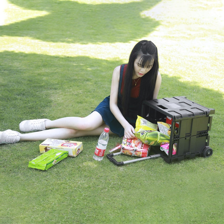 Multi-functional Folding Car Storage Reserve Box Pull-rod Box by buy2fix