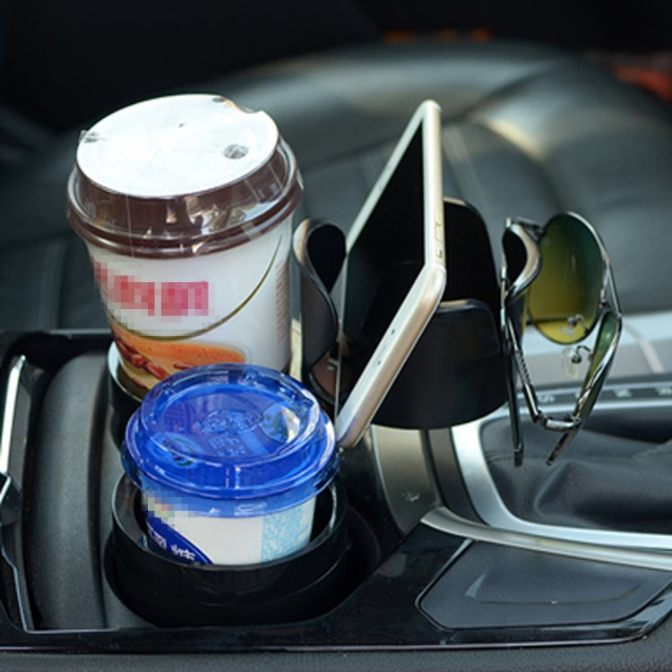 SB-1088 5 in 1 Auto Multi-functional Cup Holder Smartphone Drink Sunglasses Card Coin Small Accessories Holder by buy2fix