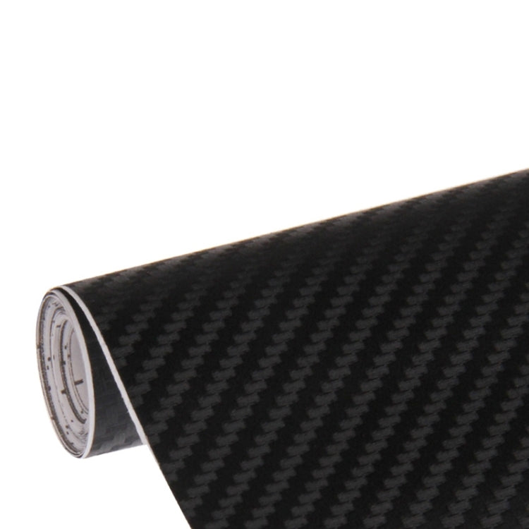 Car Decorative 3D Carbon Fiber PVC Sticker, Size: 152cm x 50cm(Black) by buy2fix