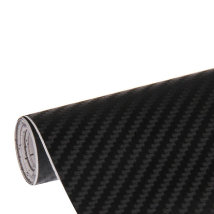 Car Decorative 3D Carbon Fiber PVC Sticker, Size: 152cm x 50cm(Black) by buy2fix