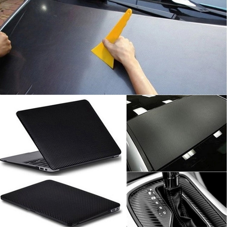 Car Decorative 3D Carbon Fiber PVC Sticker, Size: 152cm x 50cm(Black) by buy2fix
