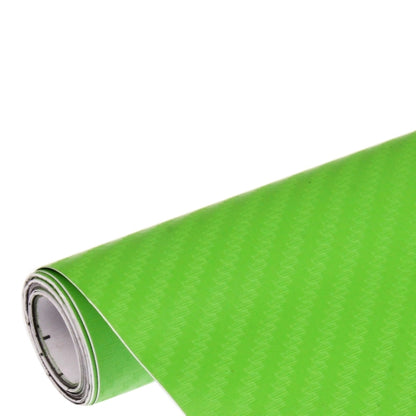 Car Decorative 3D Carbon Fiber PVC Sticker, Size: 152cm x 50cm(Green) by buy2fix