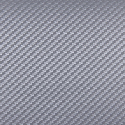 Car Decorative 3D Carbon Fiber PVC Sticker, Size: 152cm x 50cm (Light Grey) by buy2fix