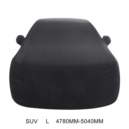 Anti-Dust Anti-UV Heat-insulating Elastic Force Cotton Car Cover for SUV, Size: L, 4.78m~5.04m(Black) - PE Material by buy2fix | Online Shopping UK | buy2fix