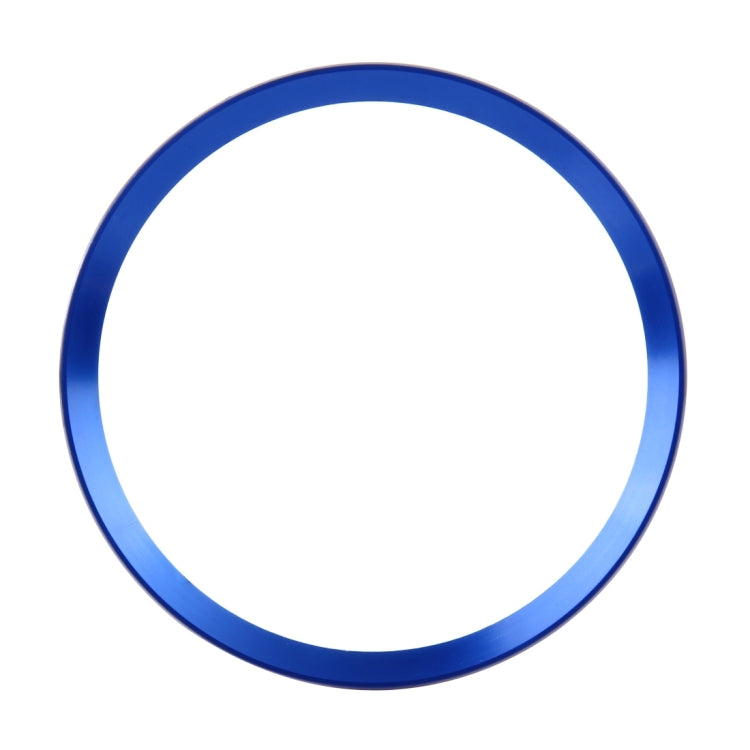 Car Aluminum Steering Wheel Decoration Ring For Audi(Blue) by buy2fix