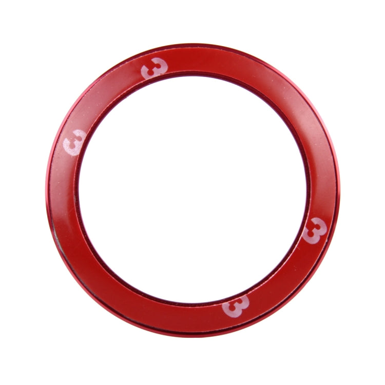 Car Aluminum Steering Wheel Decoration Ring For BMW(Red) by buy2fix