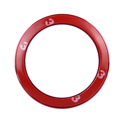 Car Aluminum Steering Wheel Decoration Ring For BMW(Red) by buy2fix